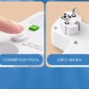 Сетевой фильтр 5 розеток + USB/адаптер на 5 розеток + USB с индивидуальными кнопками и LED-подсветкой