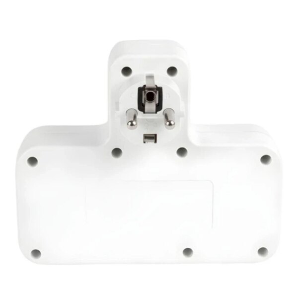 Розетка Адаптер  Удлинитель 2 входа БЕЛЫЙ 8623UL 2USB+1PD AND WL-1