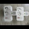 Розетка Адаптер  Удлинитель 2 входа БЕЛЫЙ 8623UL 2USB+1PD AND WL-1