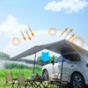 Тент-маркиза для автомобиля, 3х3 метра, Зеленый/Кеминговый тент/ Автомобильный тент/Навес для пикника