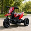 Электромотоцикл для детей Cool Mountain 26X-130 / Детский электро мотоцикл с LED-подсветкой и музыкой Красный