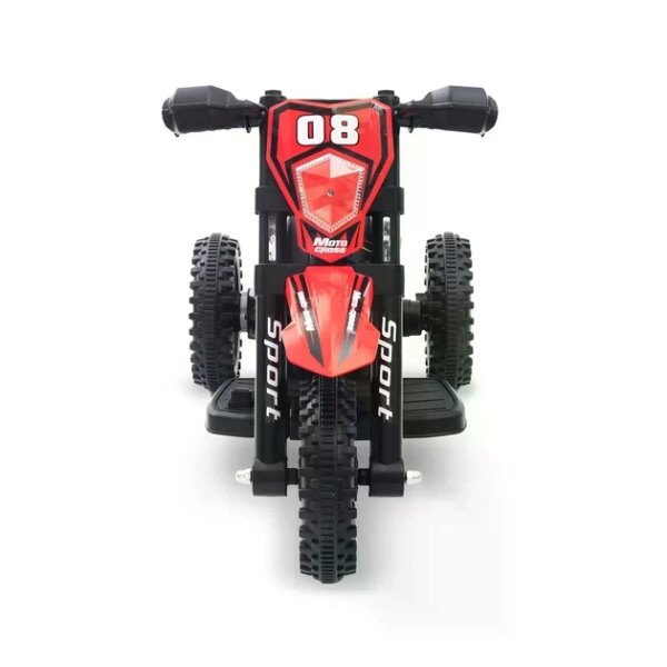 Электромотоцикл для детей Cool Mountain 26X-130 / Детский электро мотоцикл с LED-подсветкой и музыкой Красный