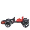 Детский складной электромобиль Go-Kart с аккумулятором и пультом электрокар Красный