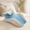 Голубая Подушка ортопедическая pillow-06 / Клинообразная подушка для сна из полиэстера / Ортопедическая подушка для поддержания те