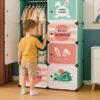 Детский модульный шкаф Happy Rabbit 81х49х154 см