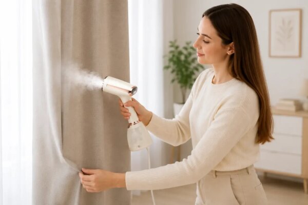 Отпариватель ручной KY-003 1500W WHITE / Отпариватель вертикальный белый