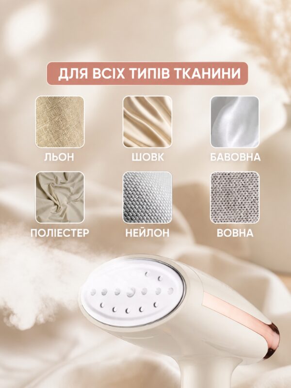 Отпариватель ручной KY-003 1500W WHITE / Отпариватель вертикальный белый