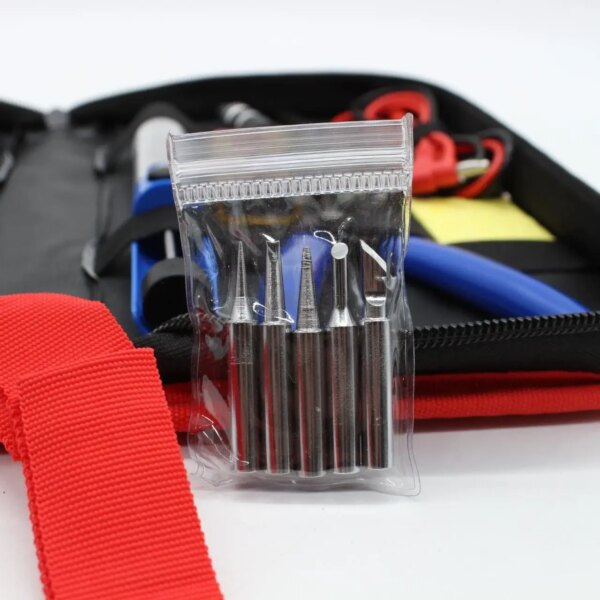 Набор паяльника с мультиметром, 19шт, 60Вт, Soldering kit / Паяльный набор / Паяльник с регулятором температуры