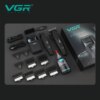 Набор для стрижки VGR 3 в 1 V-640 S3 BLACK, машинка для стрижки (clipper), триммер и электробритва (шейвер