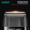 Набор для стрижки VGR 3 в 1 V-640 S3 BLACK, машинка для стрижки (clipper), триммер и электробритва (шейвер