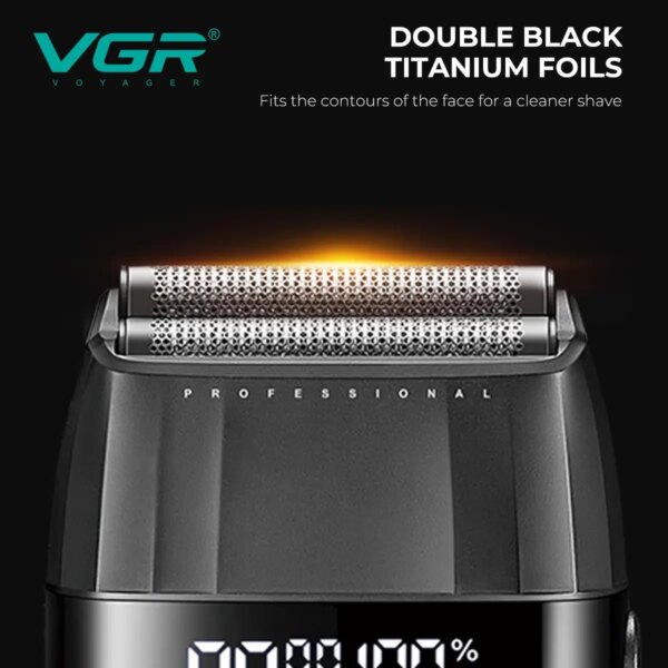 Набор для стрижки VGR 3 в 1 V-640 S3 BLACK, машинка для стрижки (clipper), триммер и электробритва (шейвер