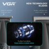 Набор для стрижки VGR 3 в 1 V-640 S3 BLACK, машинка для стрижки (clipper), триммер и электробритва (шейвер