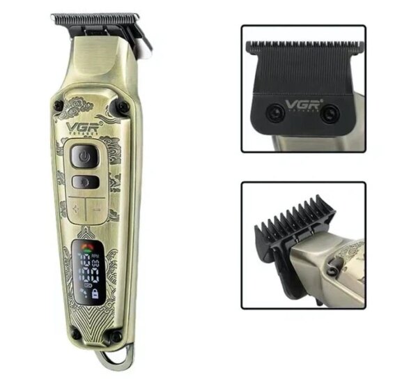 Комплект VGR 3 в 1 V-642 аккумуляторная машинка для стрижки (clipper), триммер и электробритва (шейвер)