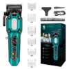 Машинка для стрижки (clipper) VGR V-600 Green, 6 насадок, регулятор высоты, LED display, 7000 RPM