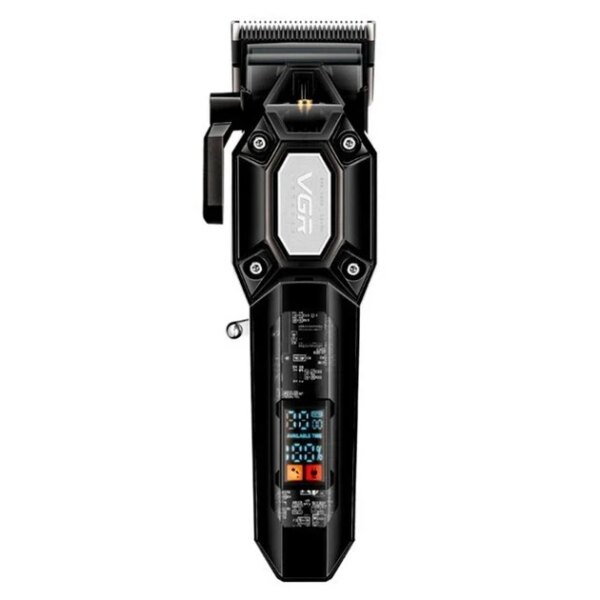 Машинка для стрижки (clipper) VGR V-600, 6 насадок, LED display, Black