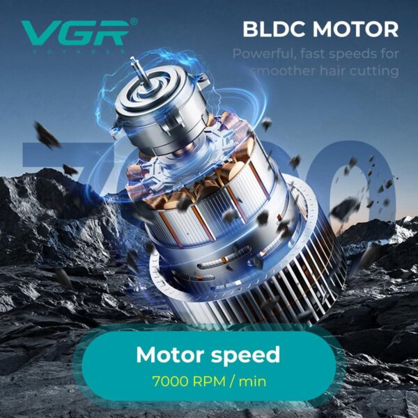 Аккумуляторная машинка для стрижки VGR V-662 GREEN
