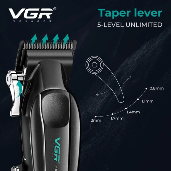 Аккумуляторная машинка для стрижки VGR V-662 GREEN