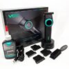 Триммер VGR V-977 BLACK, регулировка мощностей 6000 - 8000 PRM, 2500 mAh, 4 насадки, LED display