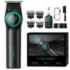 Триммер VGR V-977 BLACK, регулировка мощностей 6000 - 8000 PRM, 2500 mAh, 4 насадки, LED display