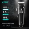 Машинка для стрижки (clipper) VGR V-679 BLACK, 4 насадки