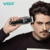 Машинка для стрижки (clipper) VGR V-679 BLACK, 4 насадки