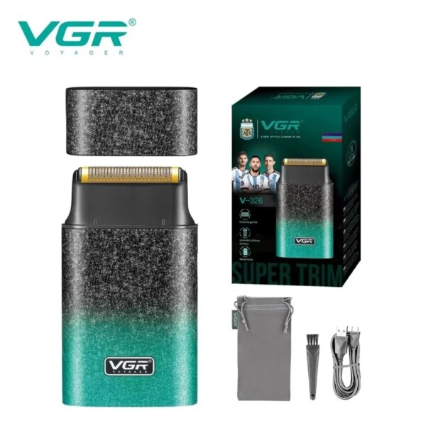 Бритва VGR 326 / Электробритва шейвер с LED-дисплеем / Профессиональный шейвер