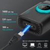 Бритва VGR 378 Black / Шейвер двойное лезвие, триммер / Бритва с LED дисплеем
