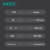 Электробритва VGR V-308, Green шейвер, двойное лезвие, 9000 RPM, LED Display