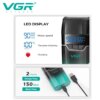 Электробритва VGR V-308, Green шейвер, двойное лезвие, 9000 RPM, LED Display