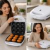 Электрическая кексница RAF R.2510, 1400 Вт, на 8 порций / Форма для выпечки Cake Maker