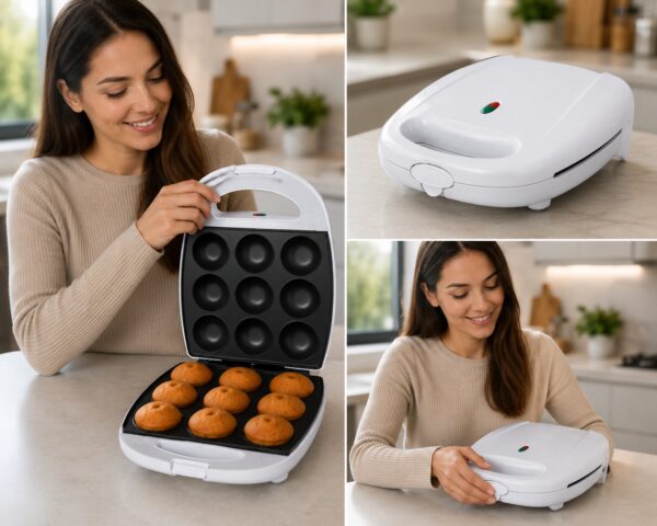 Электрическая кексница RAF R.2510, 1400 Вт, на 8 порций / Форма для выпечки Cake Maker
