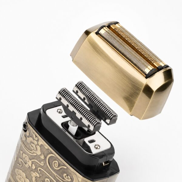 Бритва VGR V 336 Gold / Шейвер аккумуляторная с тройным лезвием / Электробритва 8500 об/мин