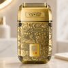 Бритва VGR V 336 Gold / Шейвер аккумуляторная с тройным лезвием / Электробритва 8500 об/мин