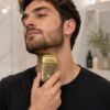 Бритва VGR V 336 Gold / Шейвер аккумуляторная с тройным лезвием / Электробритва 8500 об/мин