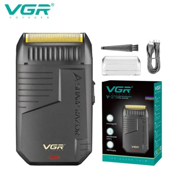 Бритва VGR V 375 Black / Аккумуляторный шейвер