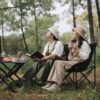 Стул со спинкой складной с чехлом 47х47х67 см