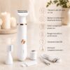 Эпипилятор hair clipper AN XL-1961 / Женский аккумуляторный эпилятор со сменными насадками