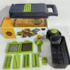 УЦЕНКА! Ручной мультислайсер 14в1 Kitchen Ideas Veggie Slicer HA-347 многофункциональная овощерезка с контейнером (Трещина 3692)