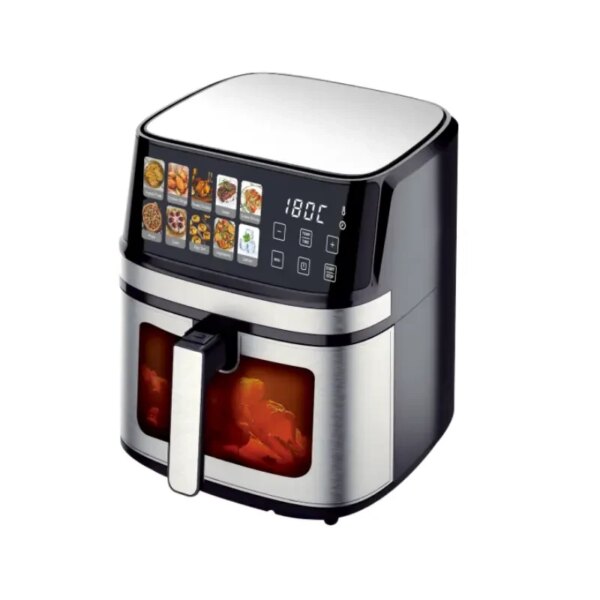 УЦЕНКА! Аэрогриль-аэрофритюрница Prime Kitchen AF8005ETG 12,5 л, 4400 Вт, с двойными элементом (Повреждение корпуса 3628)