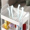 Этажерка на колесах 4 полки белая напольная Storage rack AN906