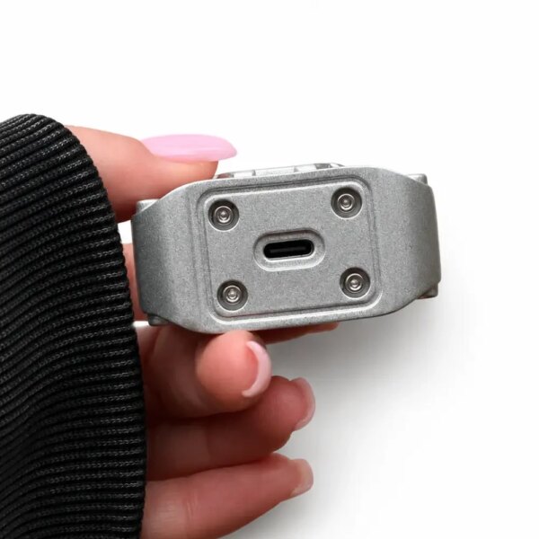 Мужская электробритва LY-1098 5 Вт, USB, Серебристая / Мини бритва для лица / Электрическая бритва / Портативная бритва