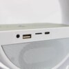 Настольная RGB лампа с колонкой, дискослой и беспроводной зарядкой, BT 3402, Белая / Умная лампа ночник / Смарт лампа