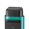 Мужская электробритва шейвер с USB, VGR V-307, Бирюзовая / Аккумуляторная бритва / Триммер для лица
