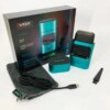 Мужская электробритва шейвер с USB, VGR V-307, Бирюзовая / Аккумуляторная бритва / Триммер для лица