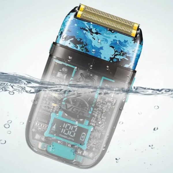 Аккумуляторная электробритва мужская, от USB, VGR V-352, Черный / Электрическая бритва мужская / Шейвер