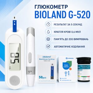 Измеритель уровня глюкозы в крови Bioland G-520