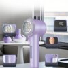 Аккумуляторная машинка для удаления катышков, 1200 мАч, от USB, KM-165, Фиолетовая / Машинка от катышков / Триммер