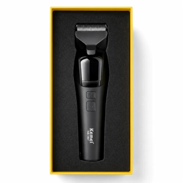 Триммер для животных, LED, USB-C, Kemei KM-1857, Черный / Беспроводная машинка для стрижки собак / Машинка для груминга