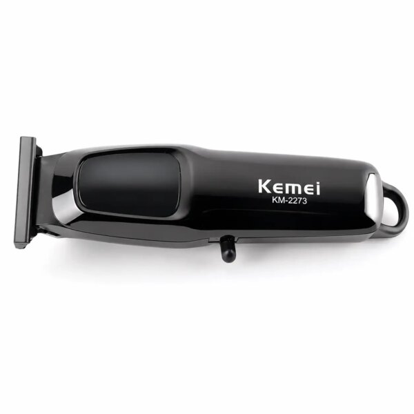 Машинка для стрижки, 3 насадки, USB-C, Kemei KM-2273, Черный / Аккумуляторная машинка для стрижки волос / Беспроводной триммер