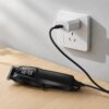 Машинка для стрижки, 3 насадки, USB-C, Kemei KM-2273, Черный / Аккумуляторная машинка для стрижки волос / Беспроводной триммер